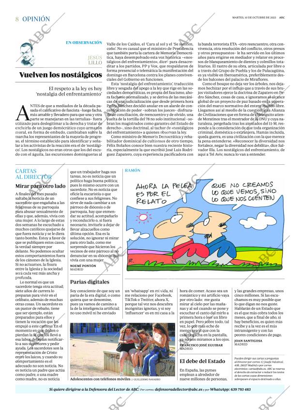 ABC MADRID 10-10-2023 página 8