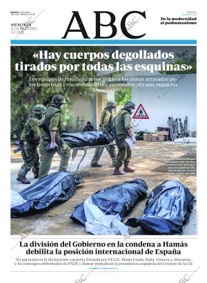 ABC MADRID 11-10-2023 página 1