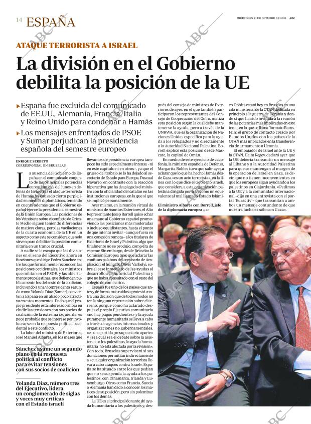 ABC MADRID 11-10-2023 página 14