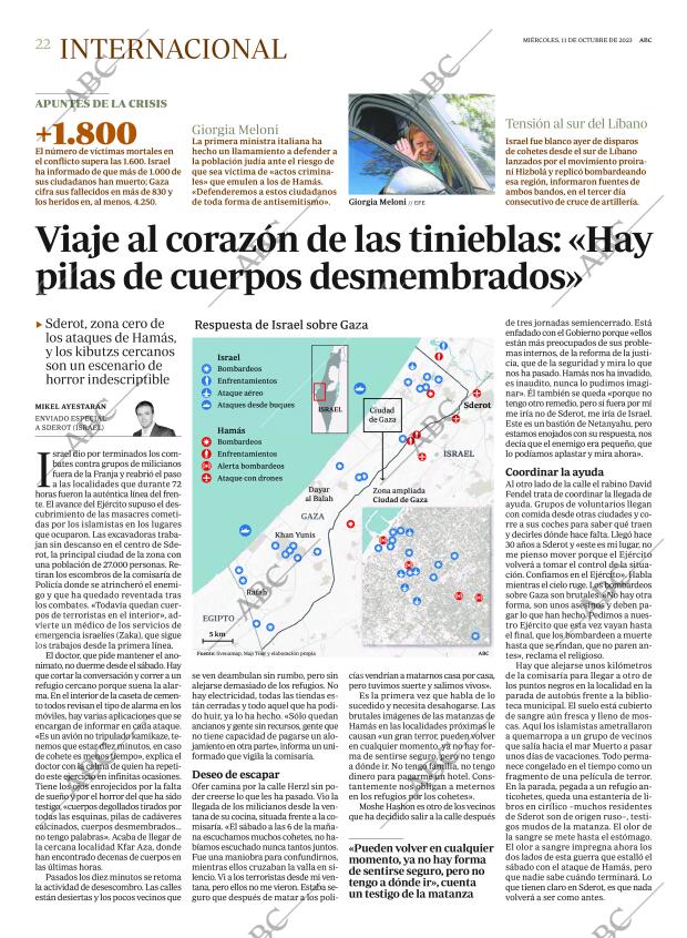 ABC MADRID 11-10-2023 página 22