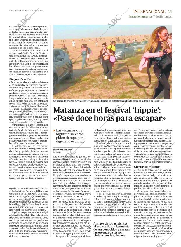 ABC MADRID 11-10-2023 página 25