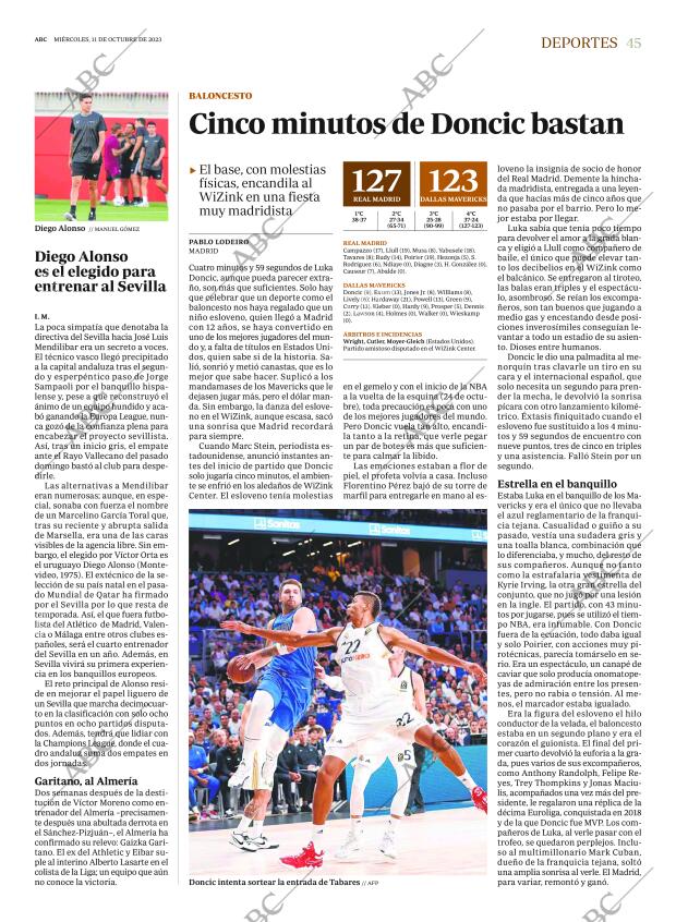 ABC MADRID 11-10-2023 página 45