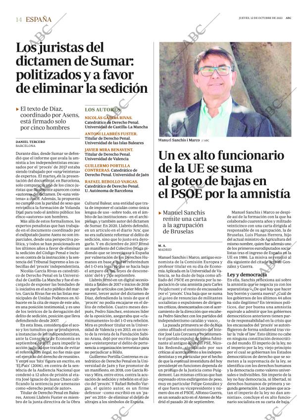 ABC MADRID 12-10-2023 página 14