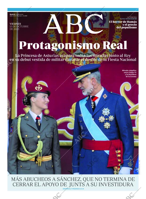 ABC MADRID 13-10-2023 página 1