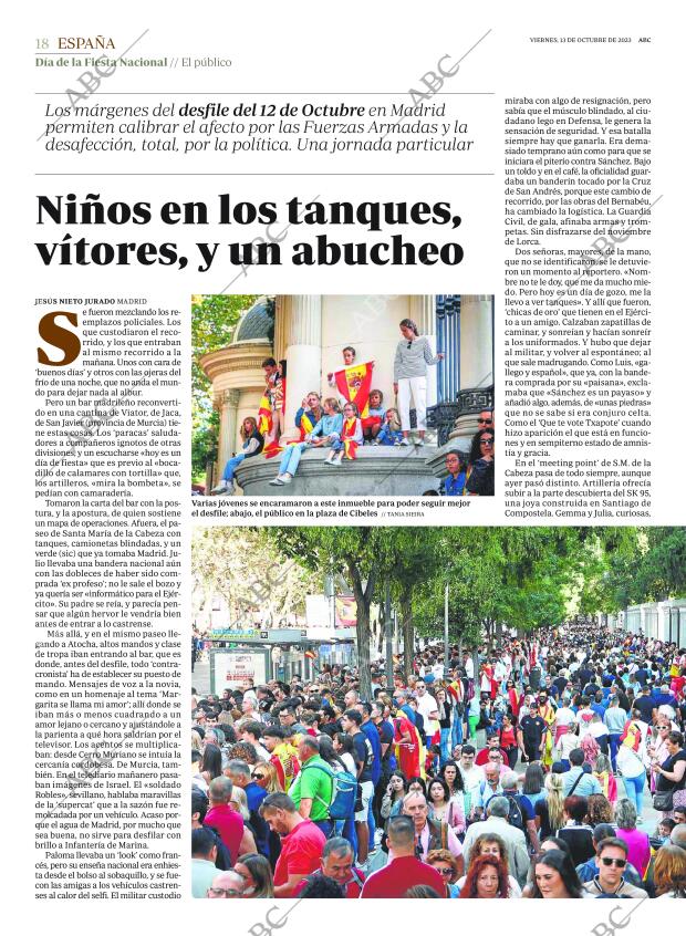 ABC MADRID 13-10-2023 página 18
