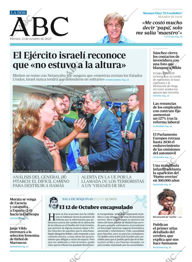 ABC MADRID 13-10-2023 página 2
