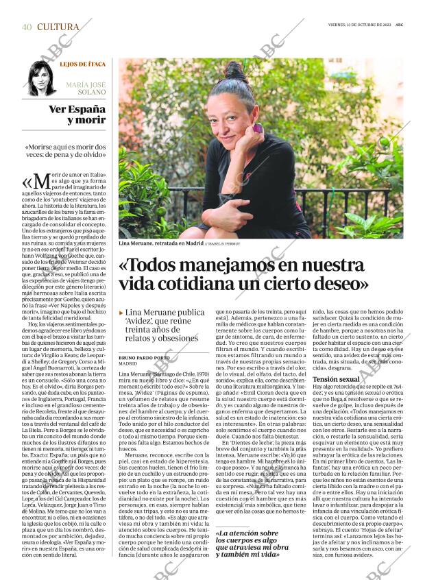 ABC MADRID 13-10-2023 página 40