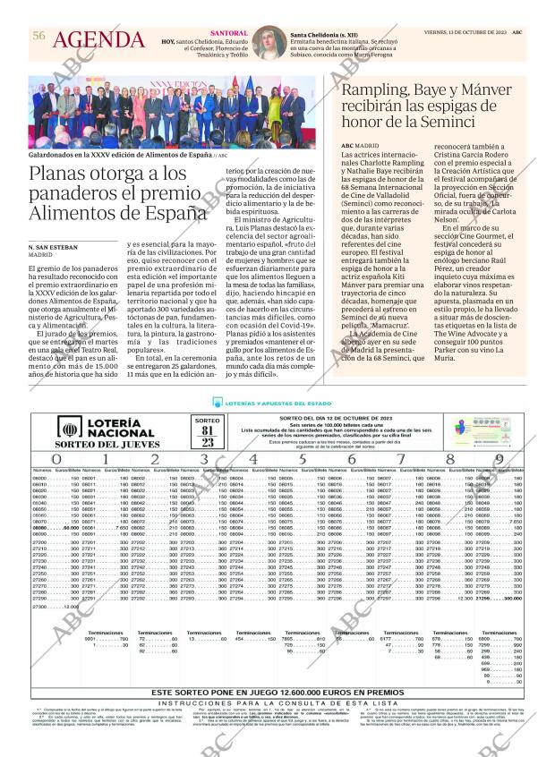 ABC MADRID 13-10-2023 página 56
