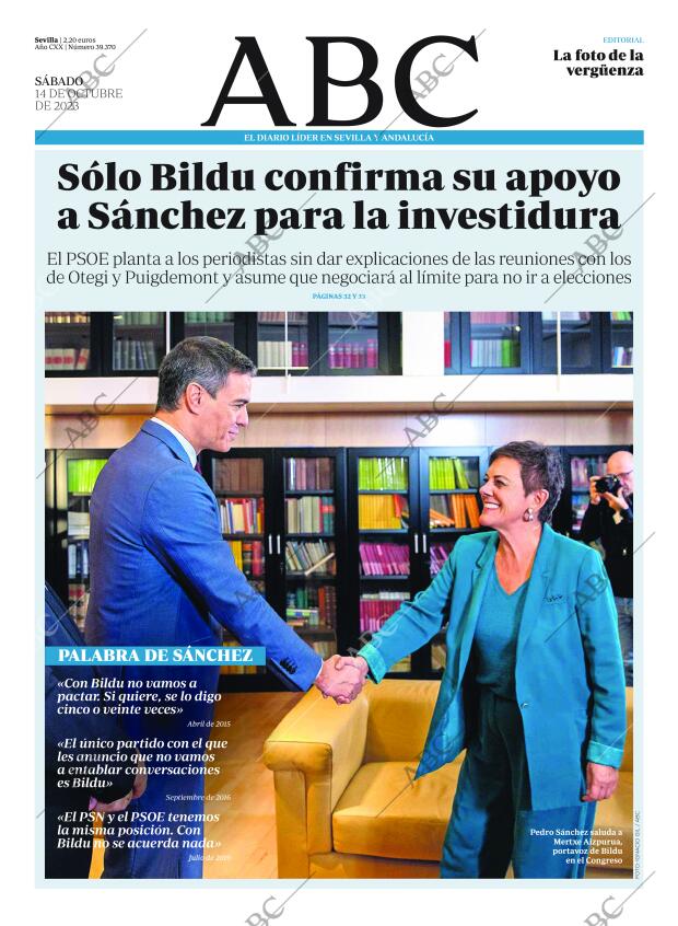ABC SEVILLA 14-10-2023 página 1