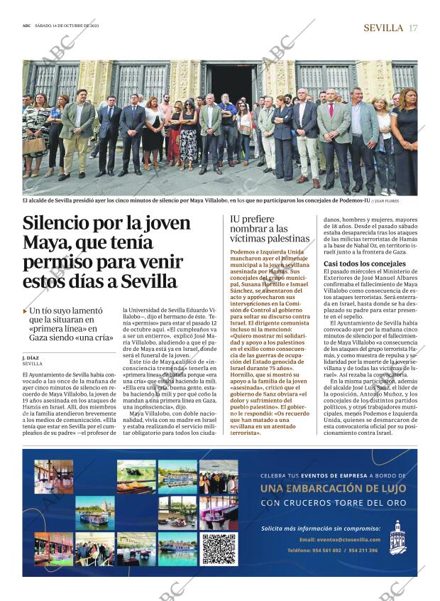 ABC SEVILLA 14-10-2023 página 17