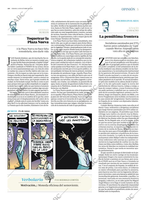 ABC SEVILLA 14-10-2023 página 5