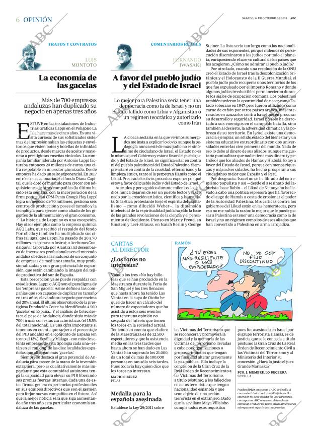 ABC SEVILLA 14-10-2023 página 6