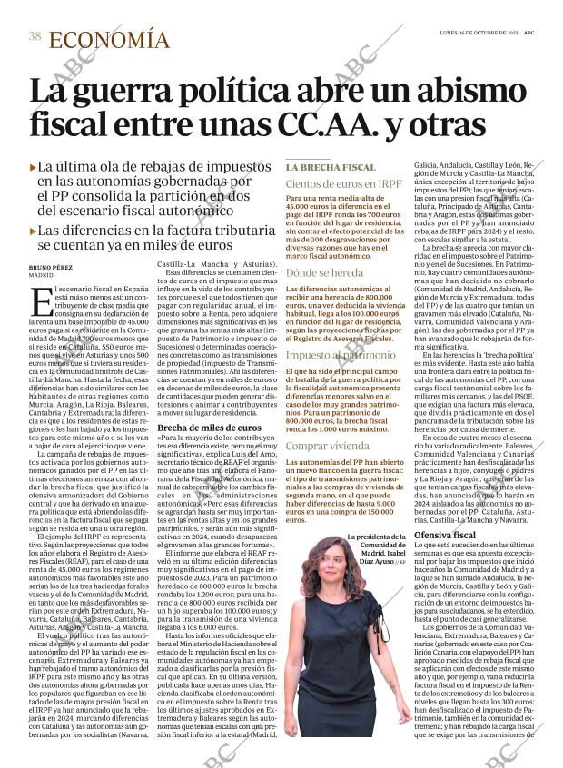 ABC CORDOBA 16-10-2023 página 38