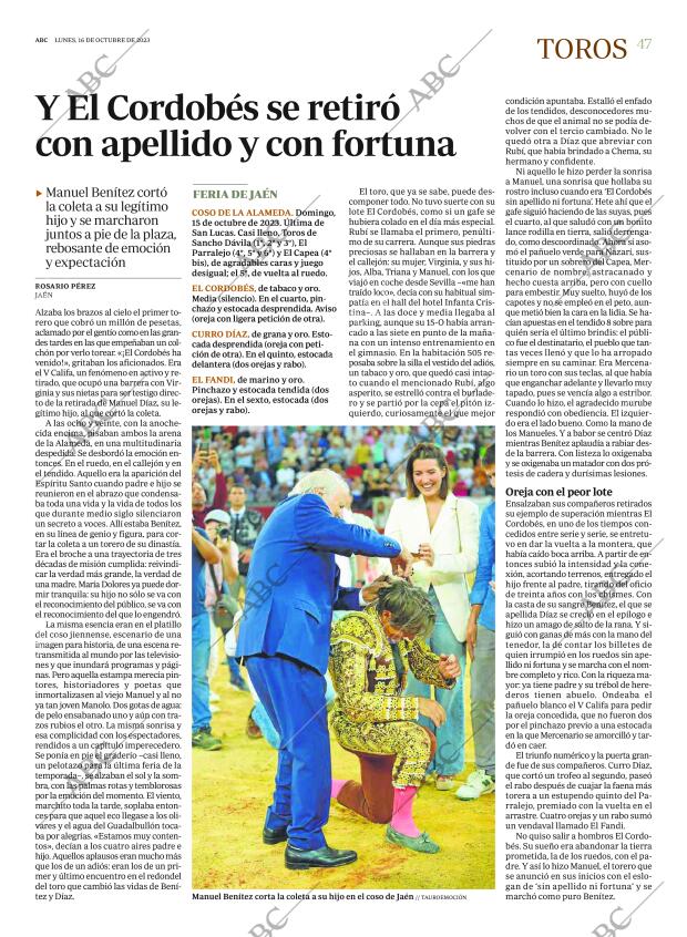ABC CORDOBA 16-10-2023 página 47