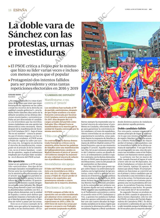 ABC MADRID 16-10-2023 página 18
