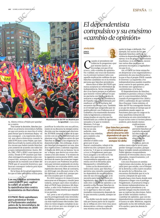 ABC MADRID 16-10-2023 página 19