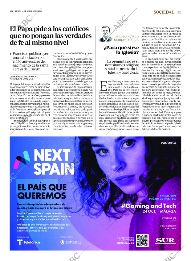 ABC MADRID 16-10-2023 página 39