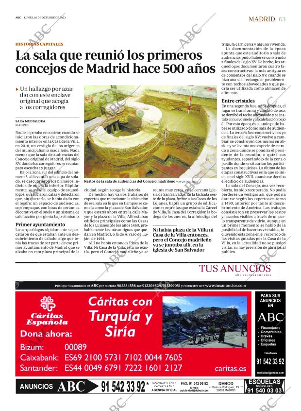 ABC MADRID 16-10-2023 página 63