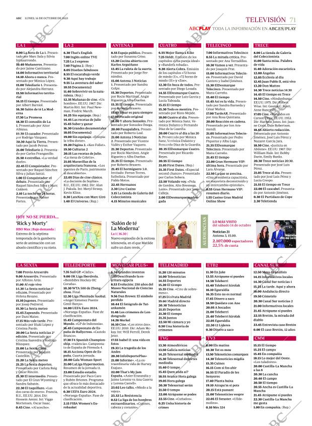 ABC MADRID 16-10-2023 página 71