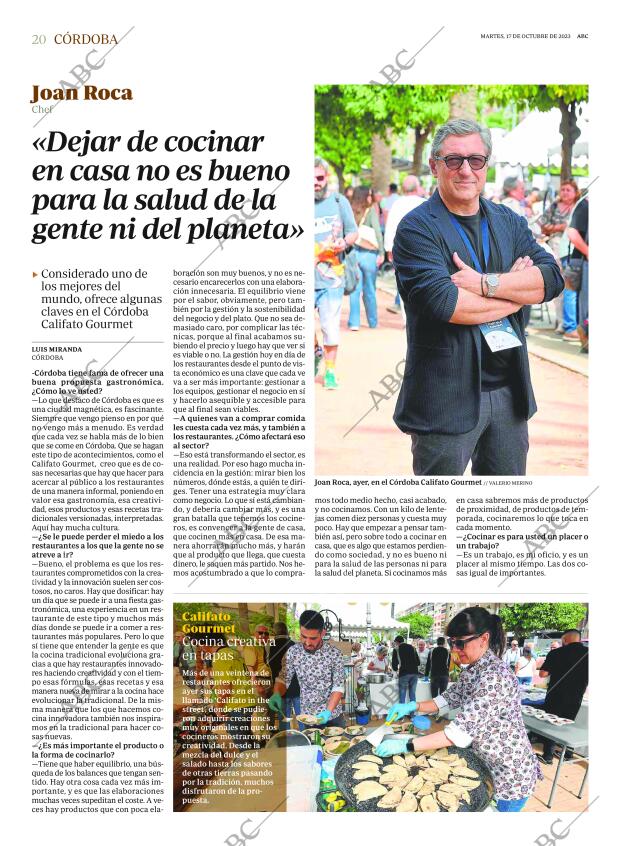 ABC CORDOBA 17-10-2023 página 20