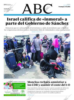 ABC MADRID 17-10-2023 página 1