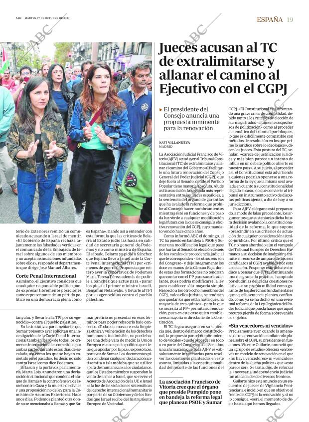 ABC MADRID 17-10-2023 página 19