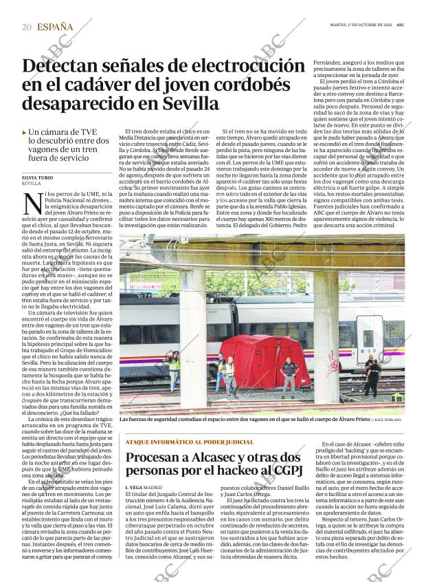 ABC MADRID 17-10-2023 página 20