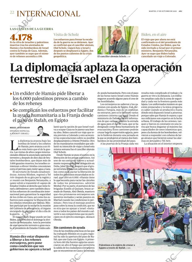 ABC MADRID 17-10-2023 página 22