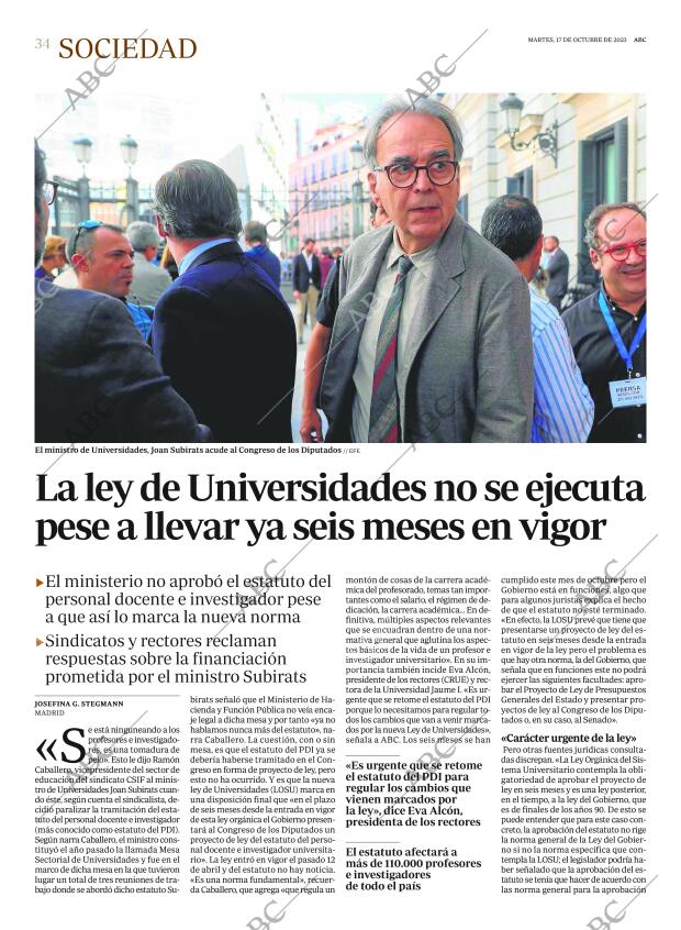 ABC MADRID 17-10-2023 página 34