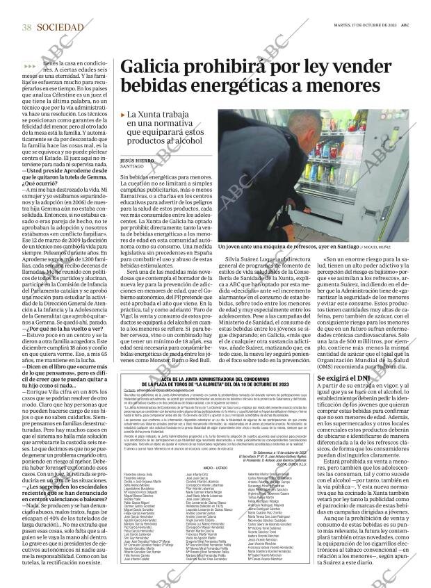 ABC MADRID 17-10-2023 página 38