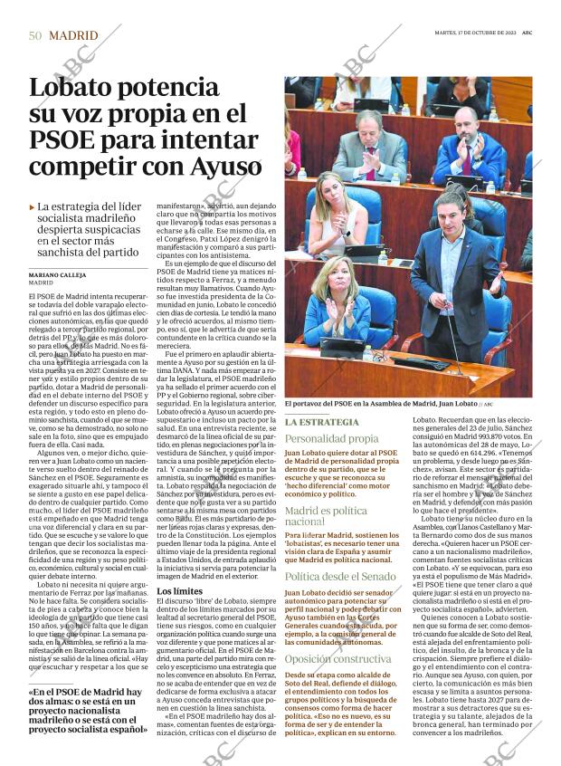 ABC MADRID 17-10-2023 página 50