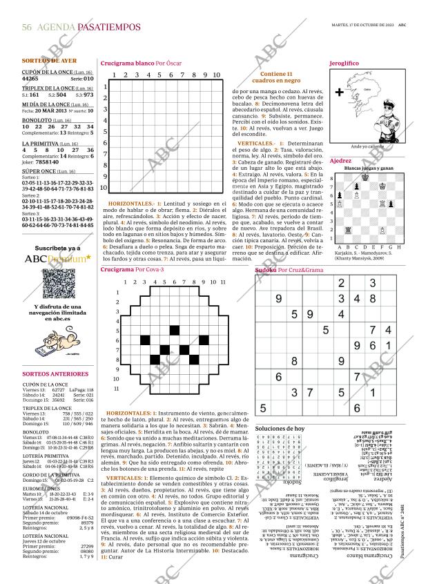 ABC MADRID 17-10-2023 página 56