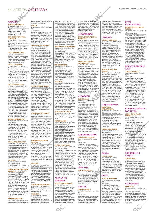 ABC MADRID 17-10-2023 página 58
