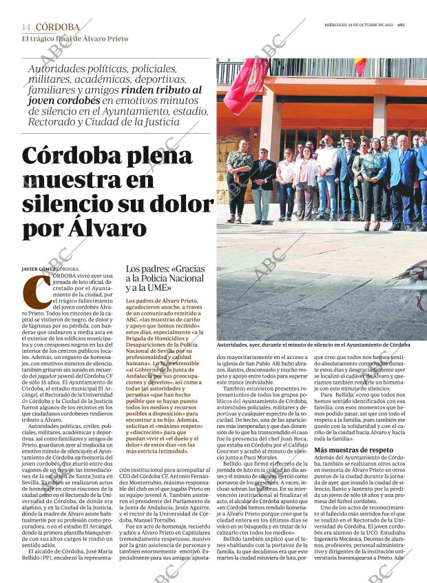 ABC CORDOBA 18-10-2023 página 14