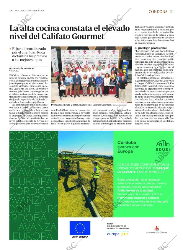 ABC CORDOBA 18-10-2023 página 21