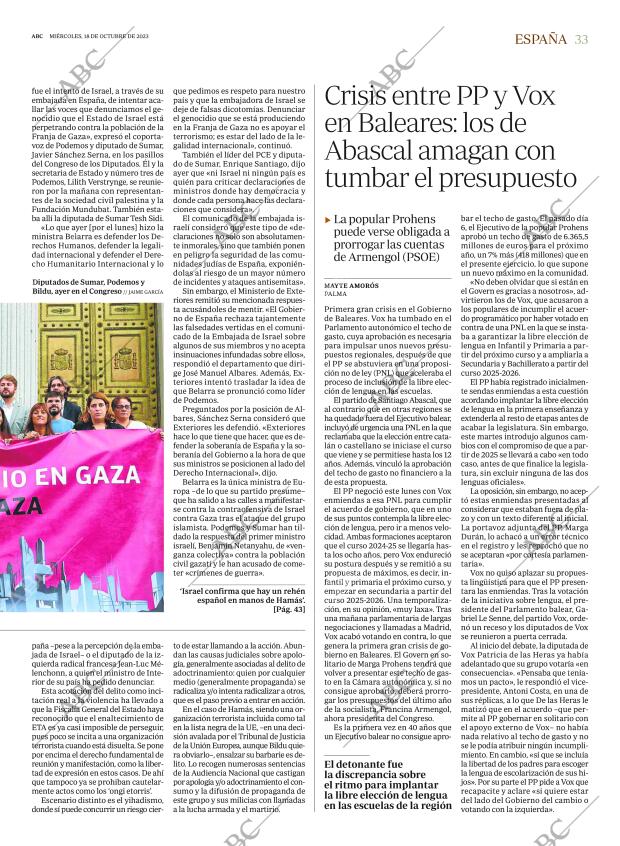 ABC CORDOBA 18-10-2023 página 33