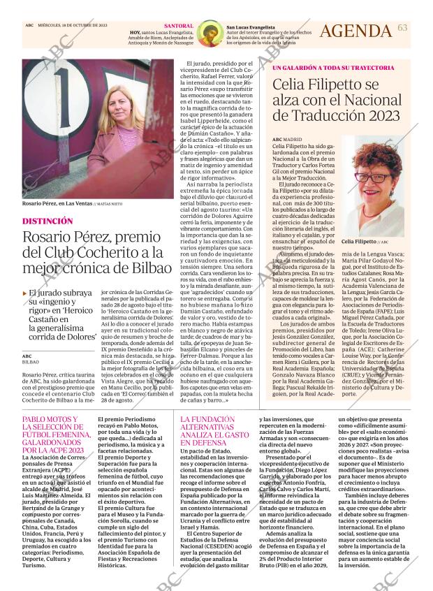 ABC CORDOBA 18-10-2023 página 63