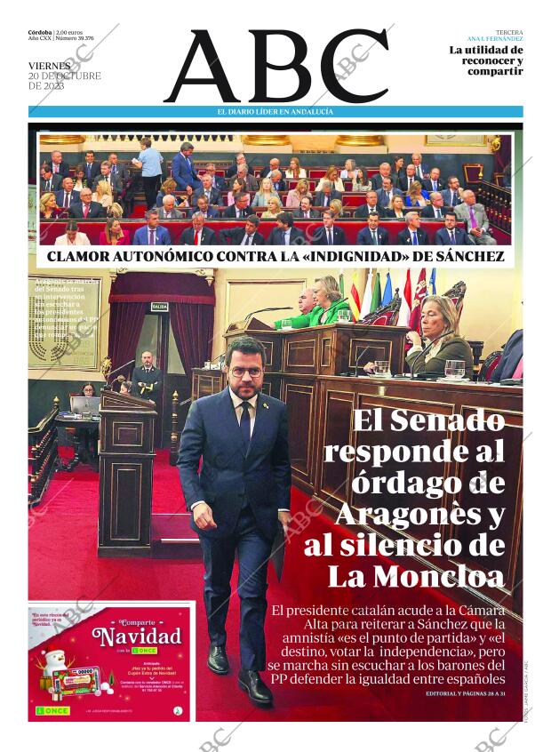 ABC CORDOBA 20-10-2023 página 1