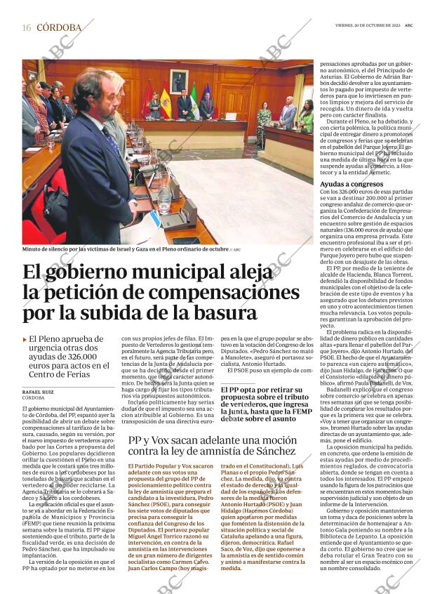 ABC CORDOBA 20-10-2023 página 16