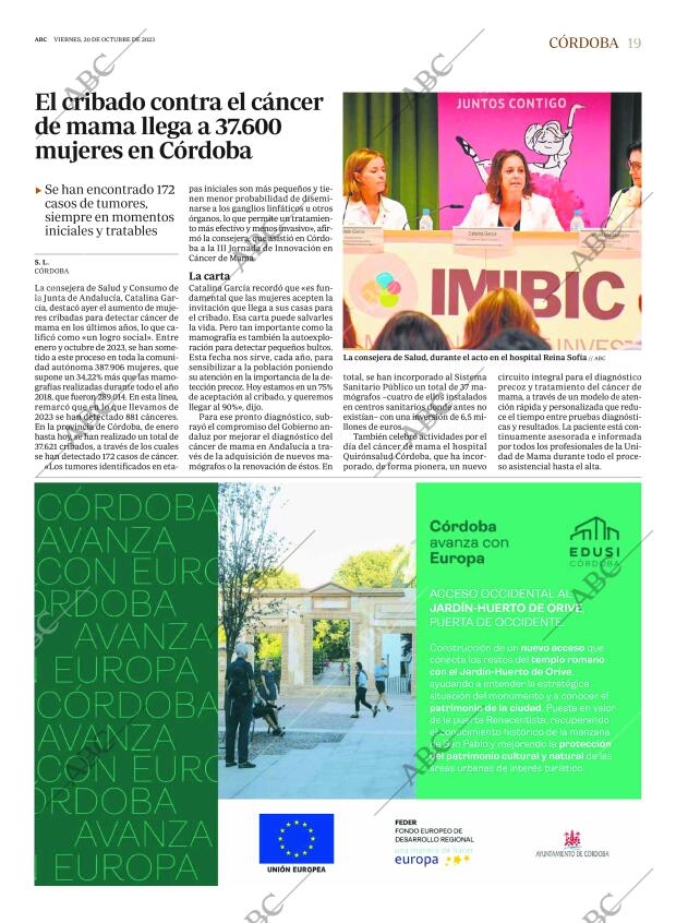 ABC CORDOBA 20-10-2023 página 19