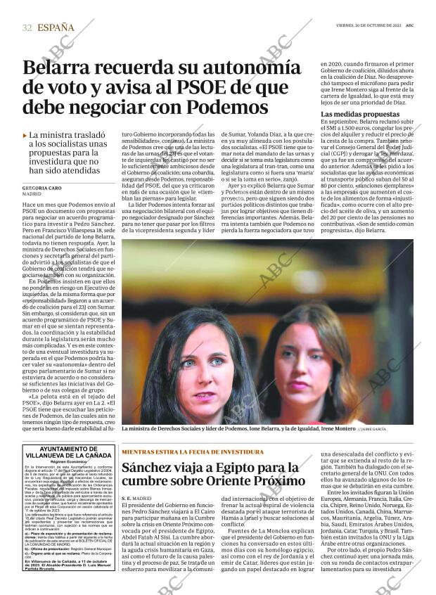 ABC CORDOBA 20-10-2023 página 32