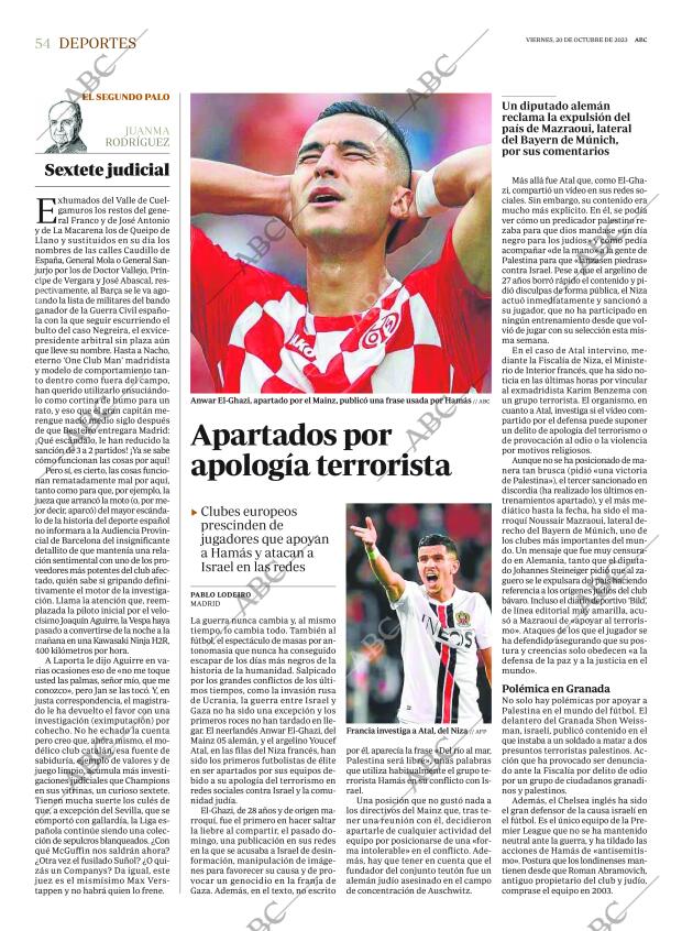 ABC CORDOBA 20-10-2023 página 54