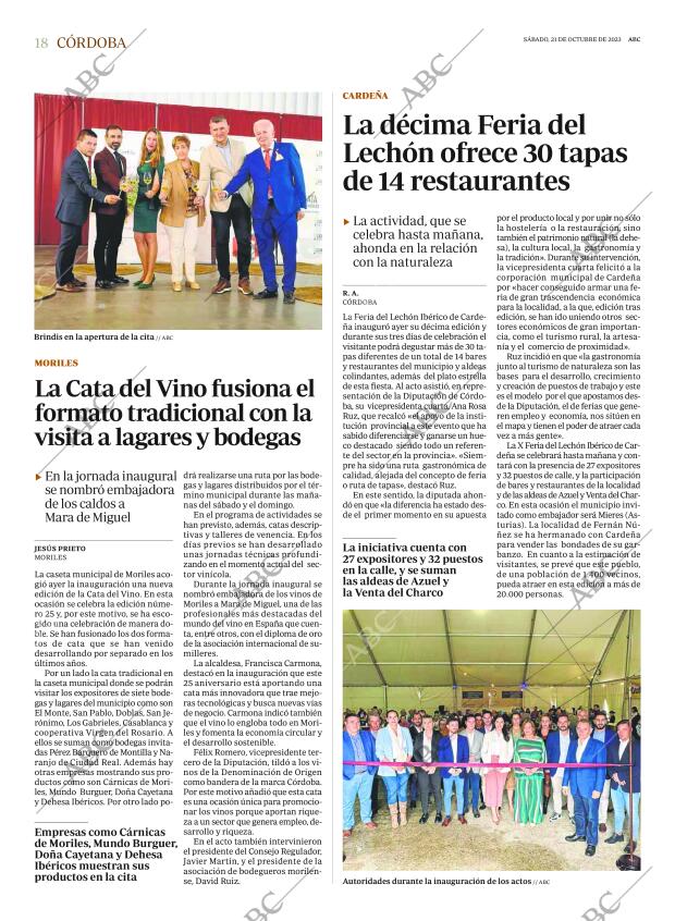 ABC CORDOBA 21-10-2023 página 18