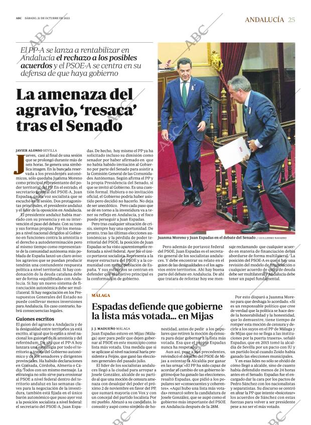 ABC CORDOBA 21-10-2023 página 25