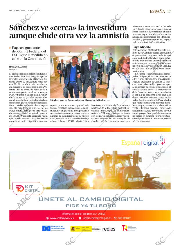 ABC MADRID 26-10-2023 página 17