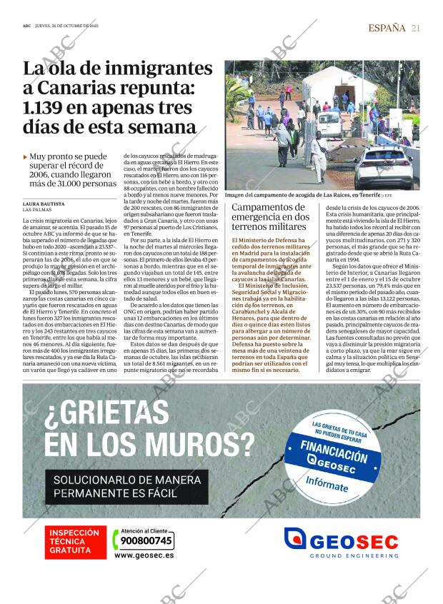 ABC MADRID 26-10-2023 página 21