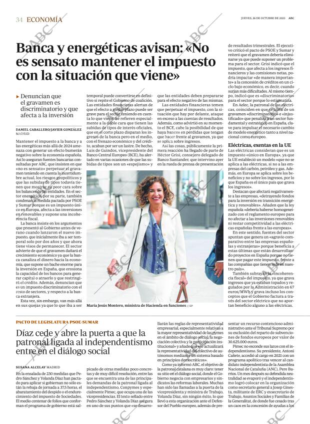 ABC MADRID 26-10-2023 página 34