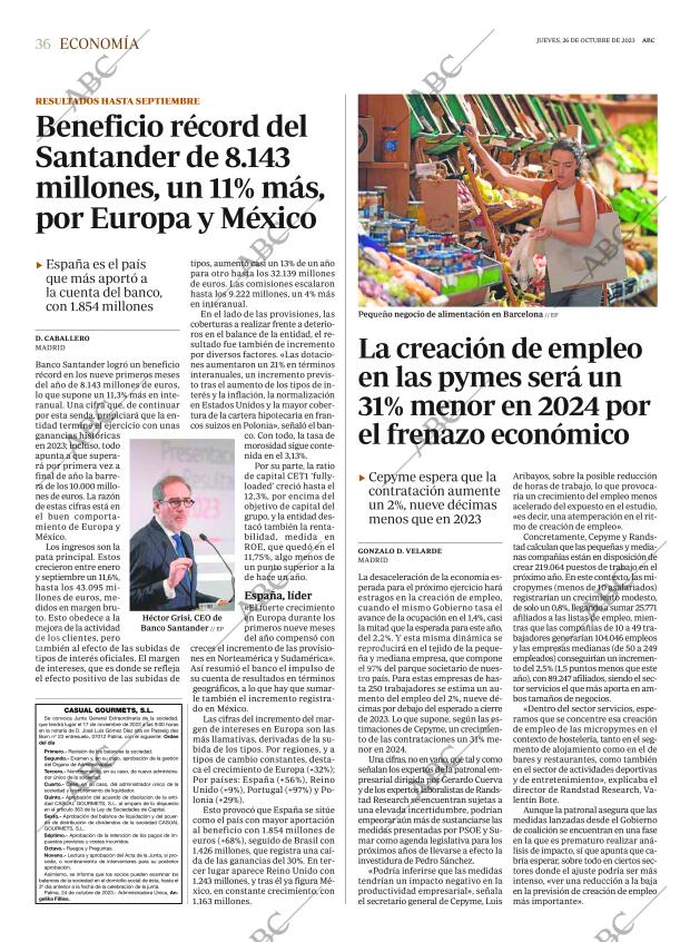 ABC MADRID 26-10-2023 página 36