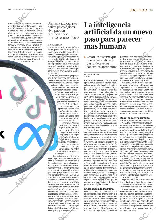 ABC MADRID 26-10-2023 página 39