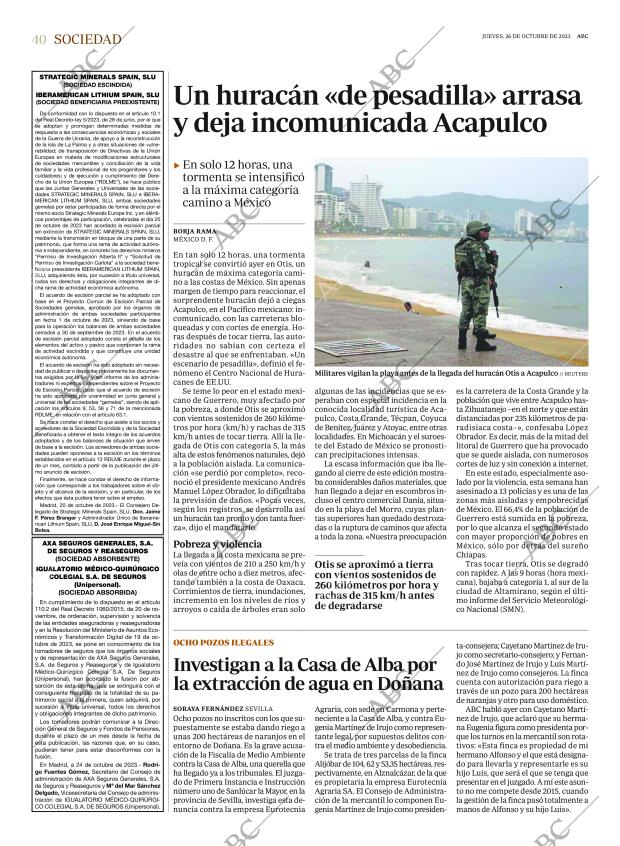 ABC MADRID 26-10-2023 página 40